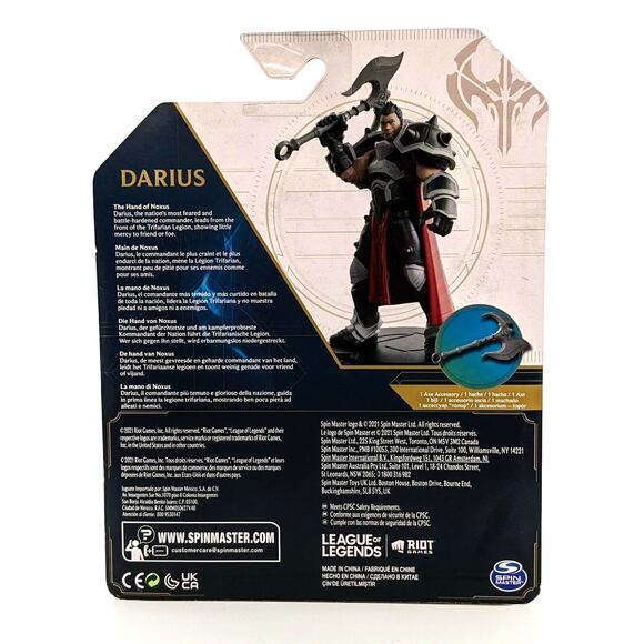 League of Legends Darius Action Figure - New (Spin Master, 2021) Riot Games - Picture 2 of 2